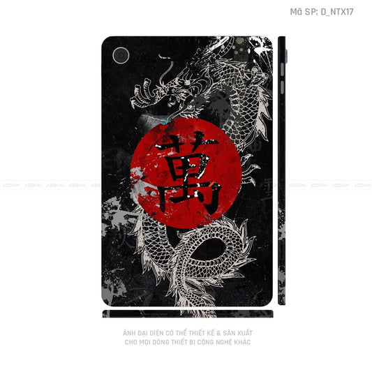 Dán Skin Máy Tính Bảng Oppo Pad Series Hình Tattoo Rồng | D_NTX17