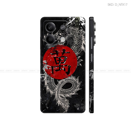 Dán Skin Điện Thoại Xiaomi Redmi 13 Series Hình Nghệ Thuật Xăm | D_NTX17