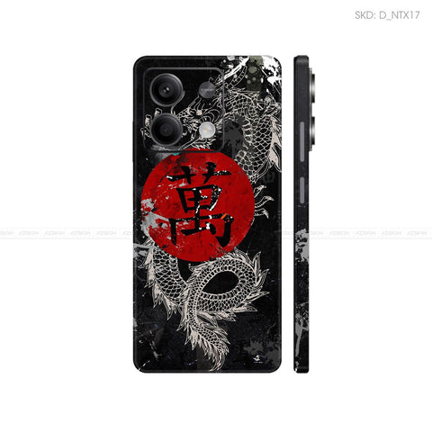 Dán Skin Điện Thoại Xiaomi Redmi 13 Series Hình Nghệ Thuật Xăm | D_NTX17
