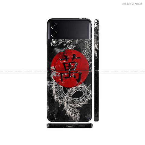 Dán Skin Galaxy Zflip4 Hình Rồng | D_NTX17