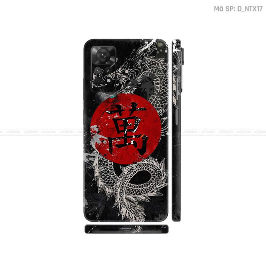 Dán Skin Xiaomi Redmi Note 11 Series Hình Tattoo | D_NTX17
