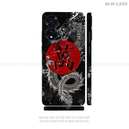 Miếng Dán Skin Điện Thoại OPPO A Series Hình Tattoo | D_NTX17