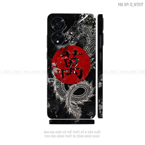 Miếng Dán Skin Điện Thoại OPPO A Series Hình Tattoo | D_NTX17
