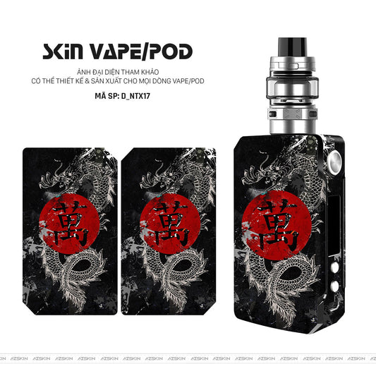 Dán Skin Vape Hình Rồng | D_NTX17