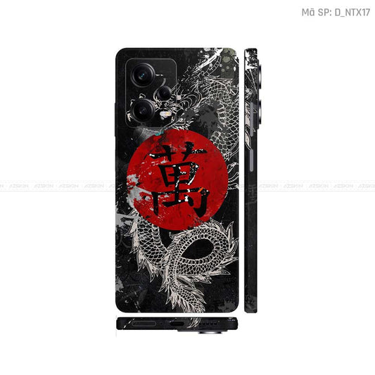 Dán Skin Xiaomi Redmi Note 12 Series Hình Tattoo | D_NTX17