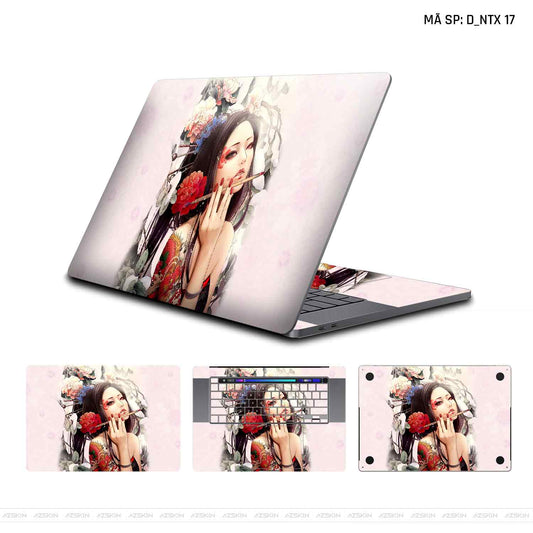Dán Skin Macbook Hình Geisha  | D_NTX17