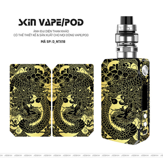 Dán Skin Vape Hình Rồng | D_NTX18