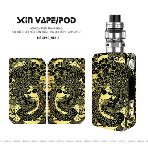 Dán Skin Vape Hình Rồng | D_NTX18