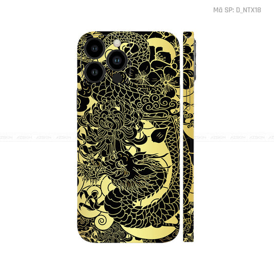 Dán Skin IPhone 14 Series Hình Nghệ Thuật Xăm | D_NTX18