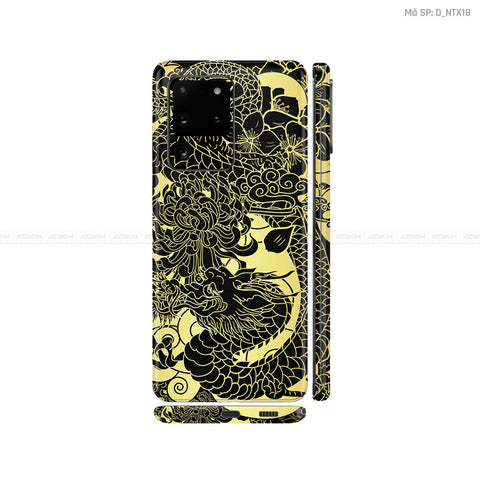 Dán Skin Galaxy S20 Series Hình Nghệ Thuật Xăm Rồng | D_NTX18