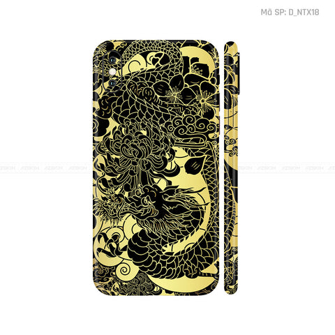 Dán Skin IPhone X Series Hình Nghệ Thuật Xăm | D_NTX18