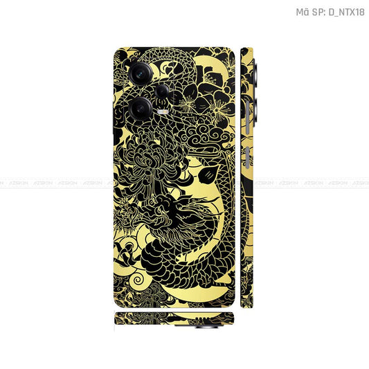 Dán Skin Xiaomi Redmi Note 12 Series Hình Tattoo | D_NTX18