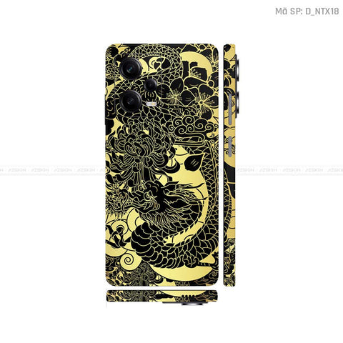Dán Skin Xiaomi Redmi Note 12 Series Hình Tattoo | D_NTX18