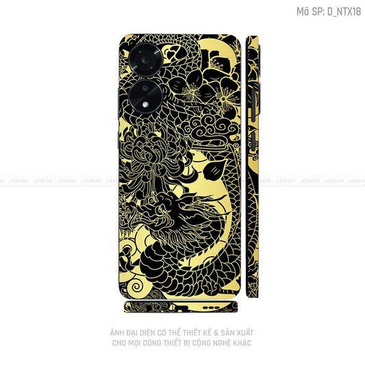 Miếng Dán Skin Điện Thoại OPPO A Series Hình Tattoo | D_NTX18