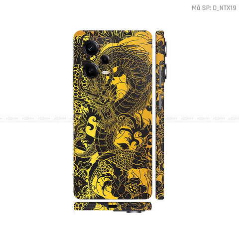 Dán Skin Xiaomi Redmi Note 12 Series Hình Tattoo | D_NTX19