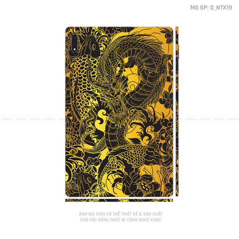 Dán Skin Galaxy Tab S9 Series Hình Tattoo Rồng | D_NTX19