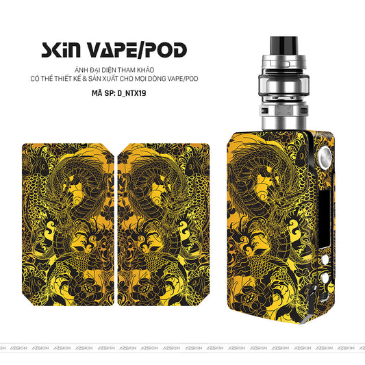 Dán Skin Vape Hình Rồng | D_NTX19
