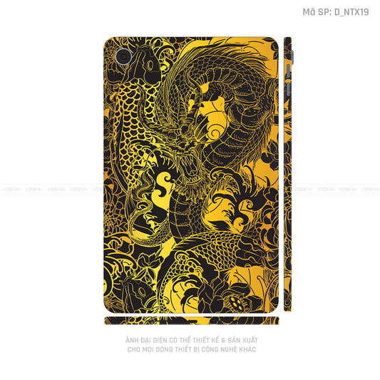 Dán Skin Máy Tính Bảng Oppo Pad Series Hình Tattoo Rồng | D_NTX19