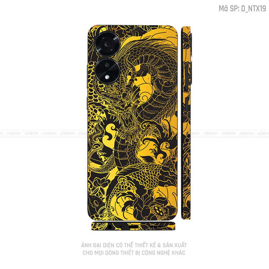 Miếng Dán Skin Điện Thoại OPPO A Series Hình Tattoo | D_NTX19