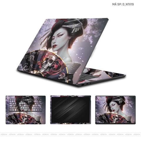 Dán Skin Laptop Gigabyte Hình Nghệ Thuật Xăm | D_NTX19