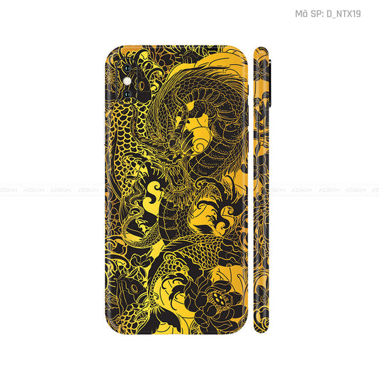 Dán Skin IPhone X Series Hình Nghệ Thuật Xăm | D_NTX19