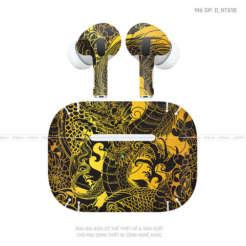 Dán Skin Tai Nghe Airpod 3 Hình Rồng | D_NTX19