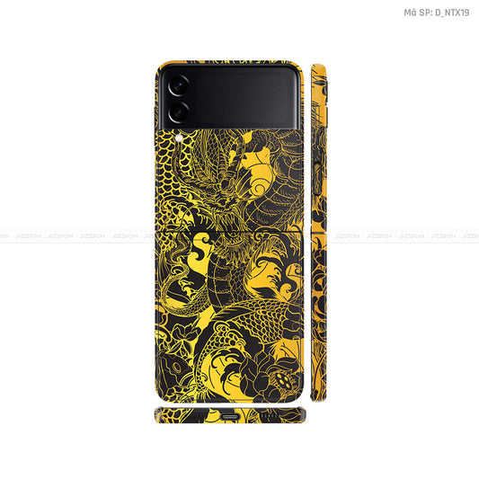 Dán Skin Galaxy Zflip4 Hình Rồng | D_NTX19