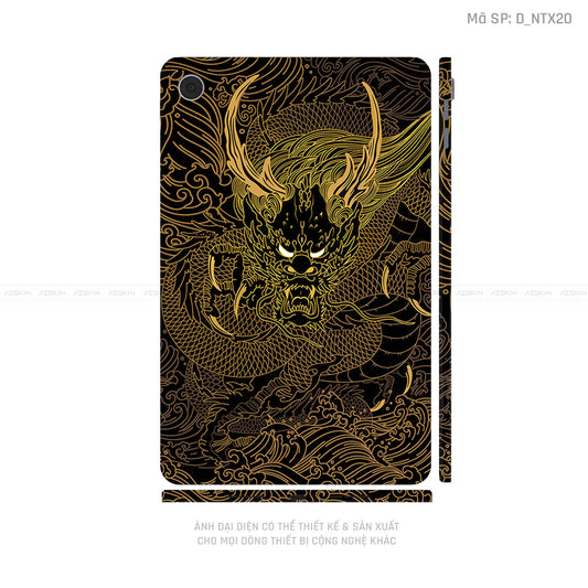 Dán Skin Máy Tính Bảng Oppo Pad Series Hình Tattoo Rồng | D_NTX20