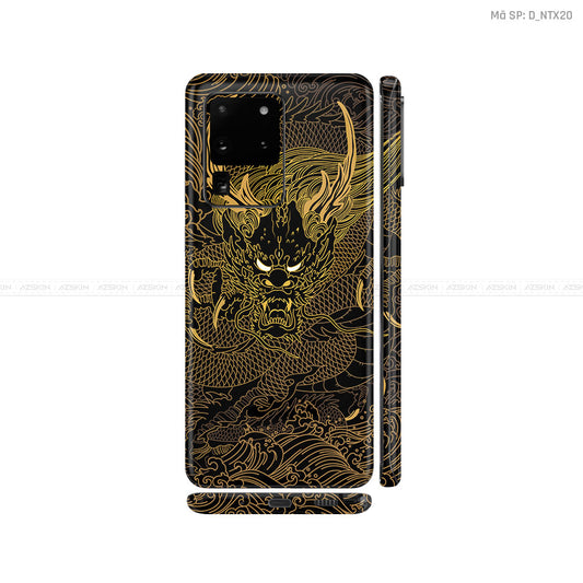 Dán Skin Galaxy S20 Series Hình Nghệ Thuật Xăm Rồng | D_NTX20