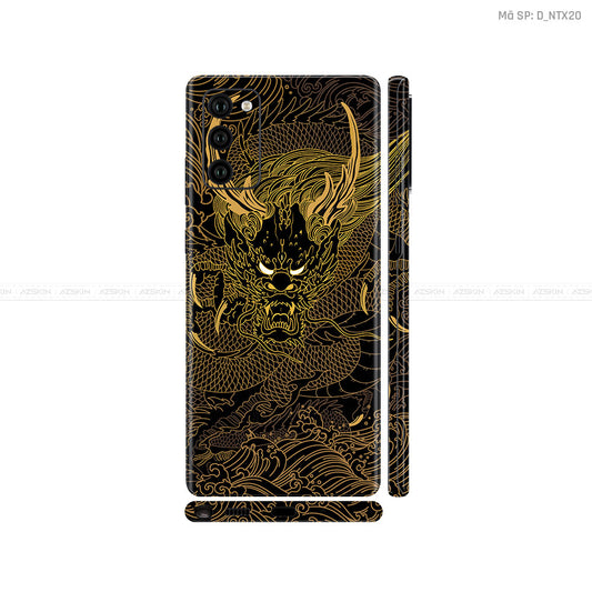 Dán Skin Galaxy Note 20 Series Hình Nghệ Thuật Xăm Rồng | D_NTX20