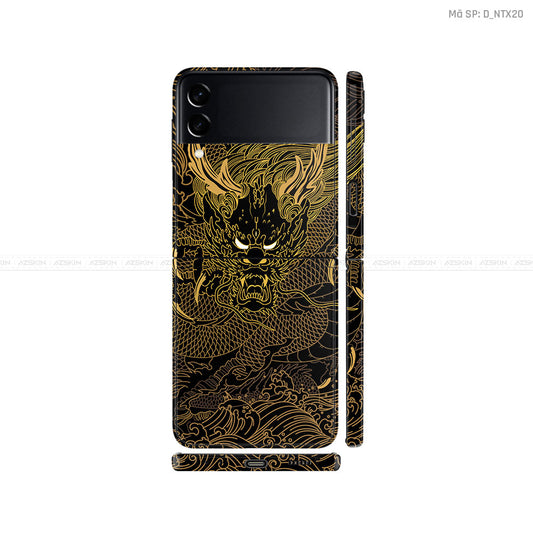 Dán Skin Galaxy Zflip4 Hình Rồng | D_NTX20