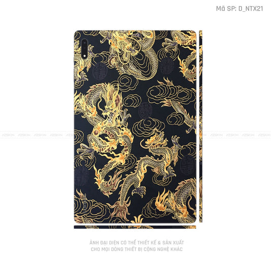 Dán Skin Galaxy Tab S9 Series Hình Tattoo Rồng | D_NTX21