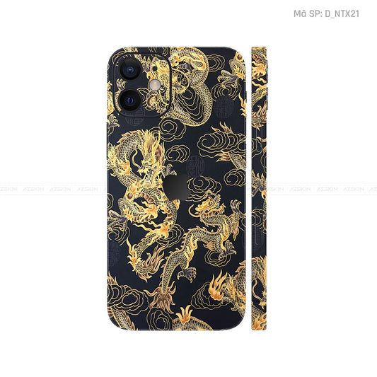 Dán Skin IPhone 12 Series Hình Rồng | D_NTX21