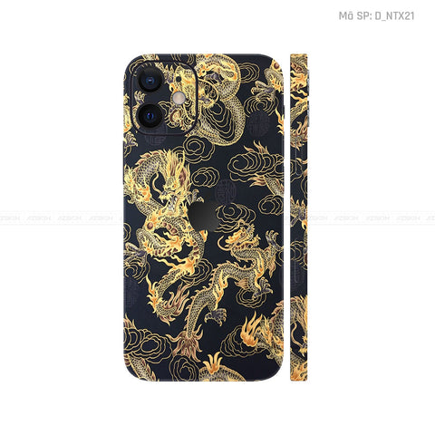 Dán Skin IPhone 12 Series Hình Rồng | D_NTX21