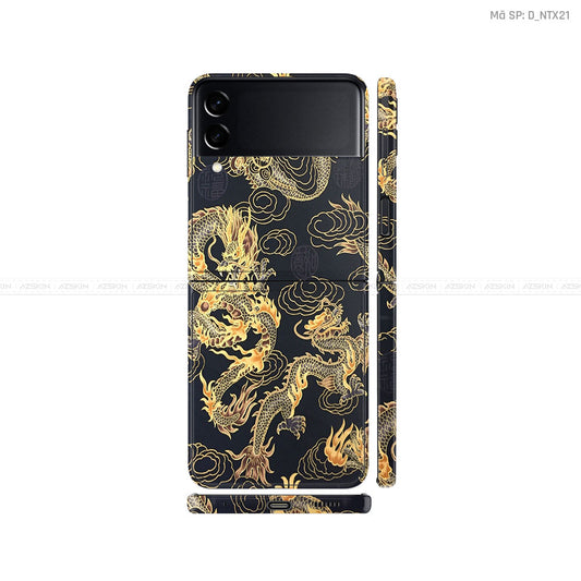 Dán Skin Galaxy Zflip4 Hình Rồng | D_NTX21
