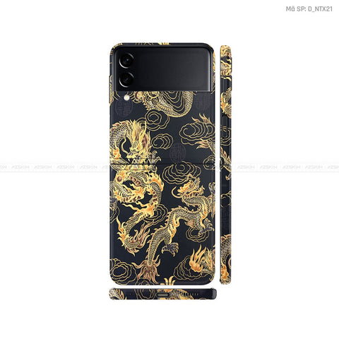 Dán Skin Galaxy Zflip4 Hình Rồng | D_NTX21