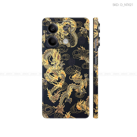 Dán Skin Điện Thoại Xiaomi Redmi 13 Series Hình Nghệ Thuật Xăm | D_NTX21