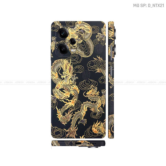 Dán Skin Xiaomi Redmi Note 12 Series Hình Tattoo | D_NTX21