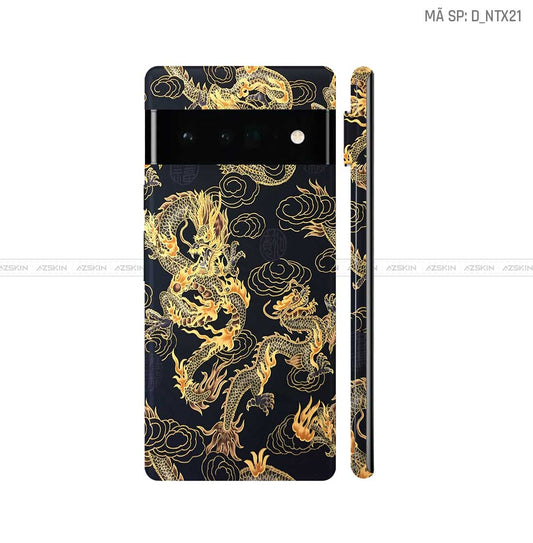 Dán Skin Google Pixel 6 Series Hình Nghệ Thuật Xăm | D_NTX21