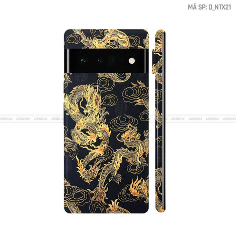 Dán Skin Google Pixel 6 Series Hình Nghệ Thuật Xăm | D_NTX21