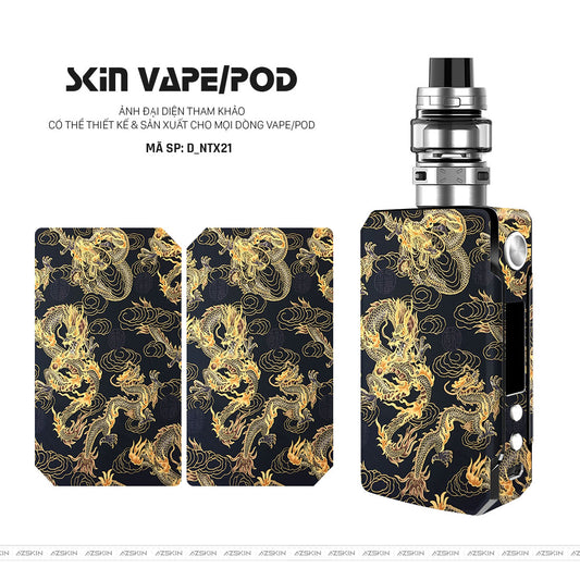 Dán Skin Vape Hình Rồng | D_NTX21