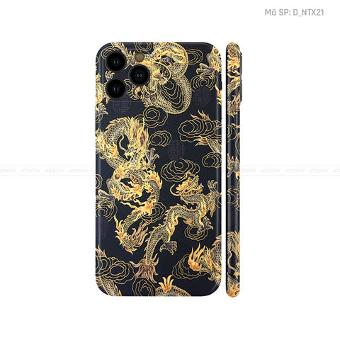 Dán Skin IPhone 11 Series Hình Nghệ Thuật Xăm | D_NTX21
