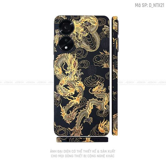 Miếng Dán Skin Điện Thoại OPPO A Series Hình Tattoo | D_NTX21
