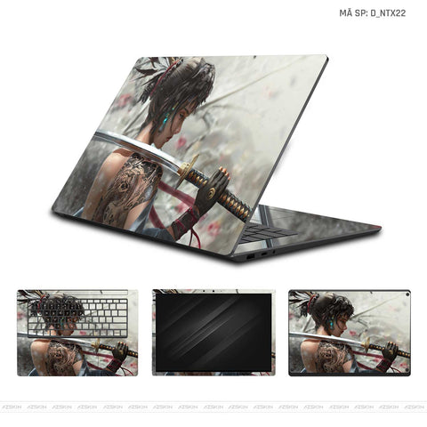 Dán Skin Laptop Gigabyte Hình Nghệ Thuật Xăm | D_NTX22