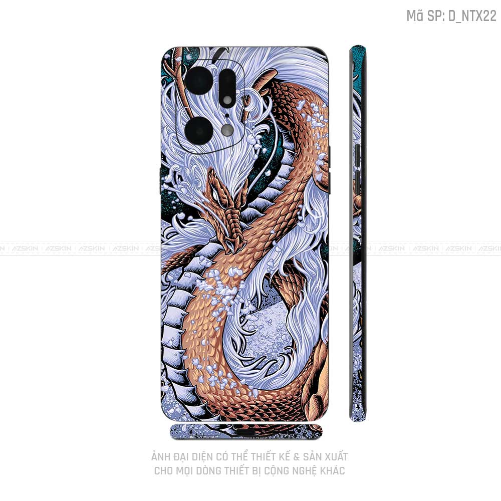 Miếng Dán Skin Điện Thoại OPPO Find X Series Hình Tattoo | D_NTX22