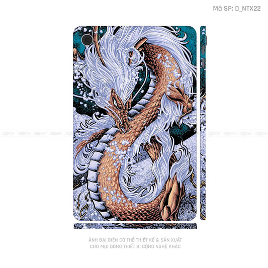 Dán Skin Máy Tính Bảng Oppo Pad Series Hình Tattoo Rồng | D_NTX22
