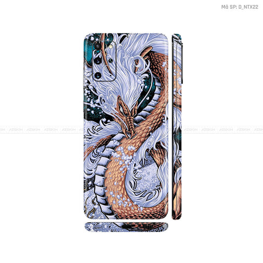 Dán Skin Galaxy S20 Series Hình Nghệ Thuật Xăm Rồng | D_NTX22