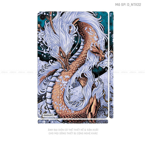 Dán Skin Máy Tính Bảng Lenovo Pad Series Hình Tattoo Dragon | D_NTX22