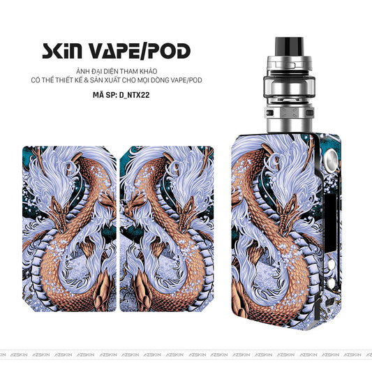 Dán Skin Vape Hình Rồng | D_NTX22