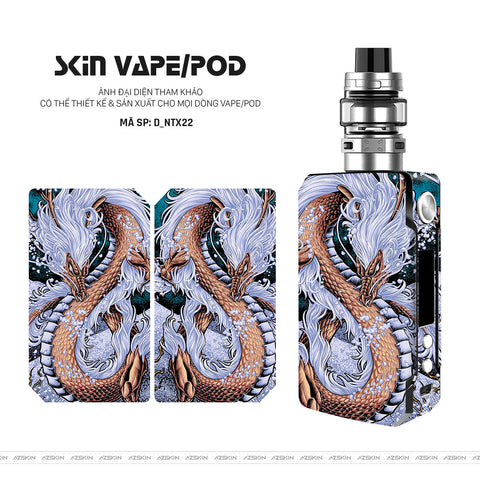 Dán Skin Vape Hình Rồng | D_NTX22